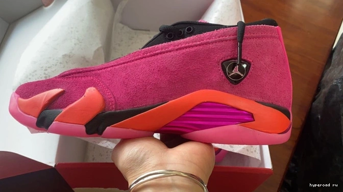 (W) Low 14 Shocking Pink Retro DH4121-600 Jordan 0801